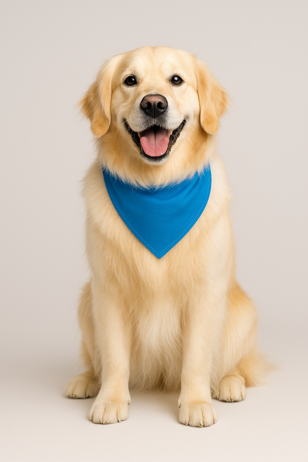 Happy dog after grooming